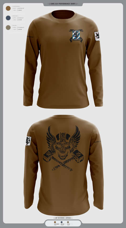 Long Sleeve Performance Shirt, 1-28 Infantry battalion, , Teamtime, Team time, sublimation, custom sports apparel, team uniforms, spirit wear, spiritwear, sports uniforms, custom shirts, team store, custom team store, fundraiser sports, apparel fundraiser