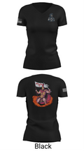 ARIES PLT 56936263 Women's Short Sleeve V-neck Shirt - 28