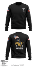 B2 Patriots barrel Crew Neck Sweatshirt - 3