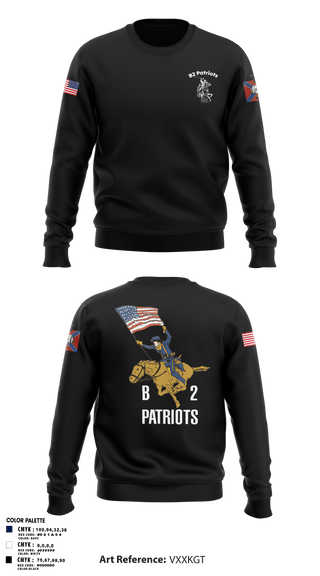 Crew Neck Sweatshirt, B2 Patriots sports, Army, Teamtime, Team time, sublimation, custom sports apparel, team uniforms, spirit wear, spiritwear, sports uniforms, custom shirts, team store, custom team store, fundraiser sports, apparel fundraiser