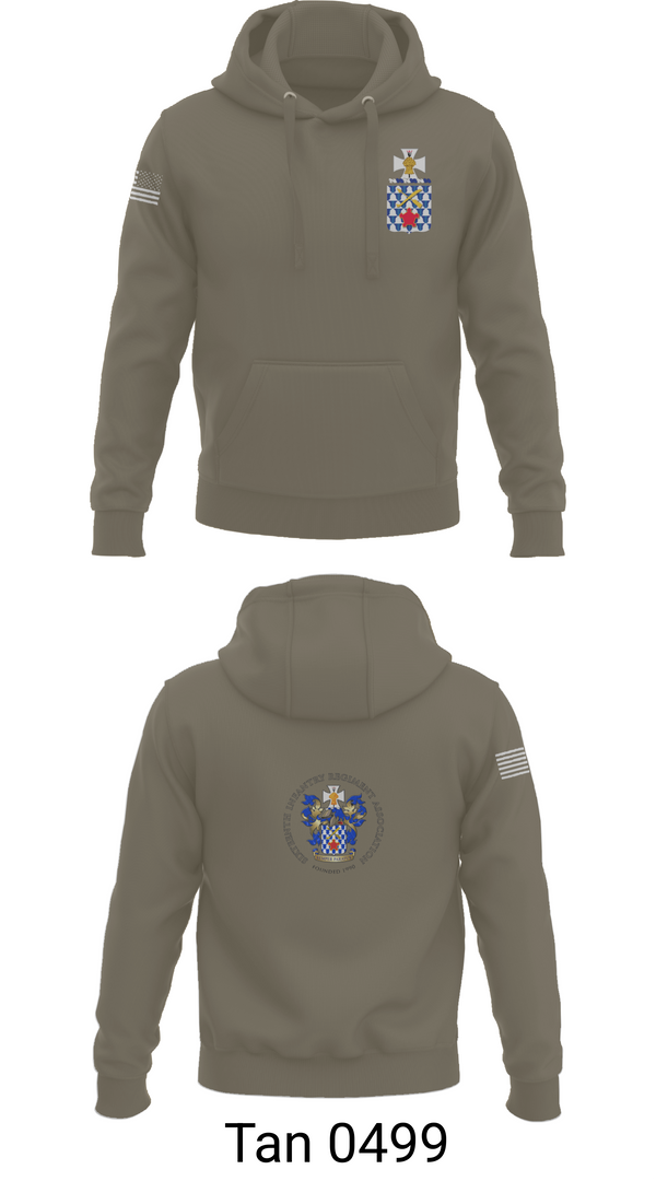 Hoodie, 1st Battalion, 16th Infantry Regiment, , Teamtime, Team time, sublimation, custom sports apparel, team uniforms, spirit wear, spiritwear, sports uniforms, custom shirts, team store, custom team store, fundraiser sports, apparel fundraiser