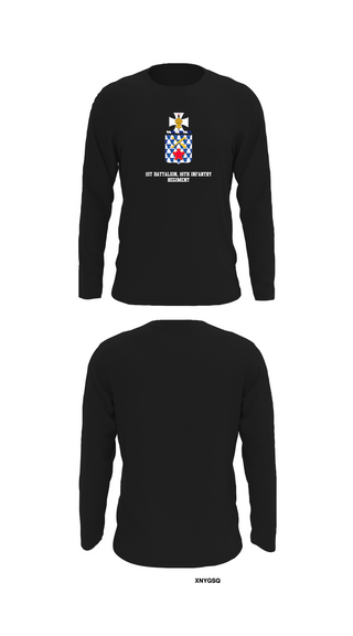 Long Sleeve Performance Shirt, 1st Battalion, 16th Infantry Regiment, , Teamtime, Team time, sublimation, custom sports apparel, team uniforms, spirit wear, spiritwear, sports uniforms, custom shirts, team store, custom team store, fundraiser sports, apparel fundraiser