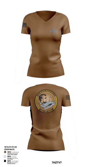 Womens Short Sleeve Vneck Shirt, CVN 72 Abraham Lincoln, , Teamtime, Team time, sublimation, custom sports apparel, team uniforms, spirit wear, spiritwear, sports uniforms, custom shirts, team store, custom team store, fundraiser sports, apparel fundraiser