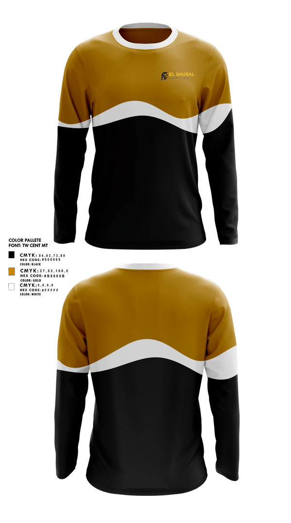 Long Sleeve Performance Shirt, El Sausal Middle School, Spirit Store, Teamtime, Team time, sublimation, custom sports apparel, team uniforms, spirit wear, spiritwear, sports uniforms, custom shirts, team store, custom team store, fundraiser sports, apparel fundraiser