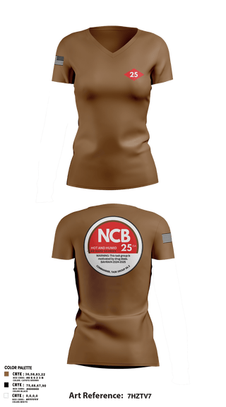 Womens Short Sleeve Vneck Shirt, NMCB 25 CTG 56.2, Navy, Teamtime, Team time, sublimation, custom sports apparel, team uniforms, spirit wear, spiritwear, sports uniforms, custom shirts, team store, custom team store, fundraiser sports, apparel fundraiser