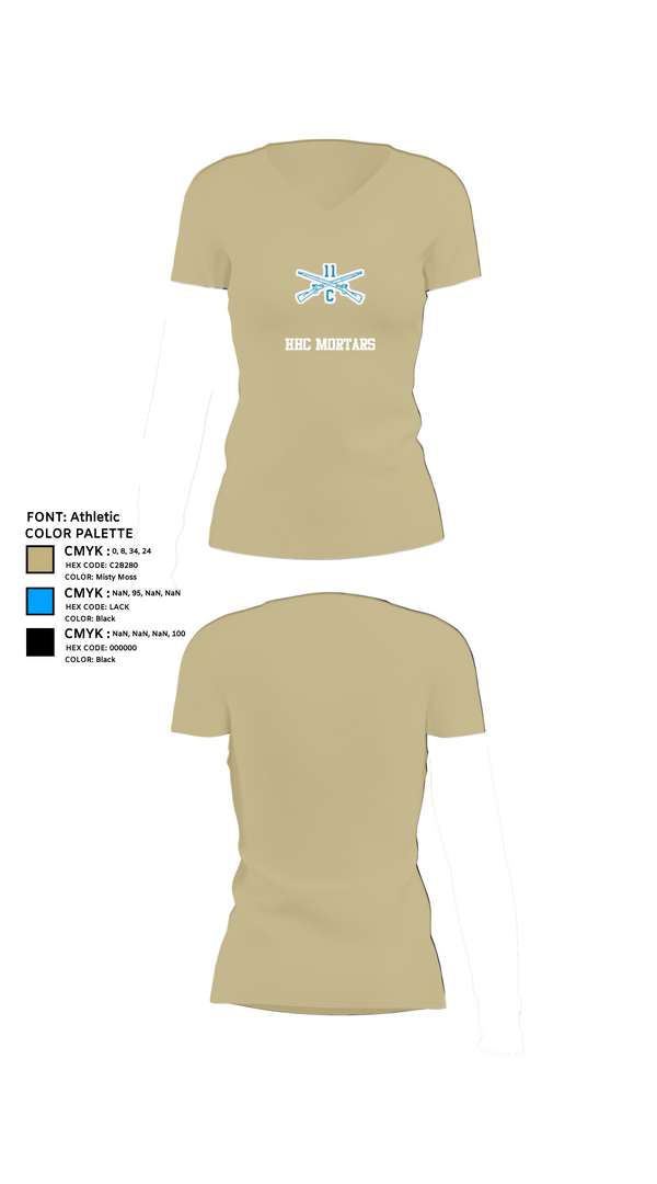 Womens Short Sleeve Vneck Shirt, HHC Mortars, , Teamtime, Team time, sublimation, custom sports apparel, team uniforms, spirit wear, spiritwear, sports uniforms, custom shirts, team store, custom team store, fundraiser sports, apparel fundraiser