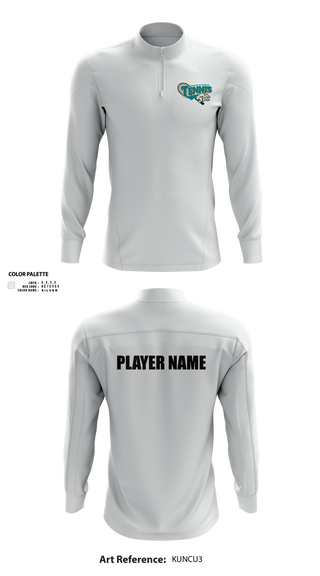 Quarter Zip Jacket, Bonney Lake Panthers Tennis, Tennis, Teamtime, Team time, sublimation, custom sports apparel, team uniforms, spirit wear, spiritwear, sports uniforms, custom shirts, team store, custom team store, fundraiser sports, apparel fundraiser