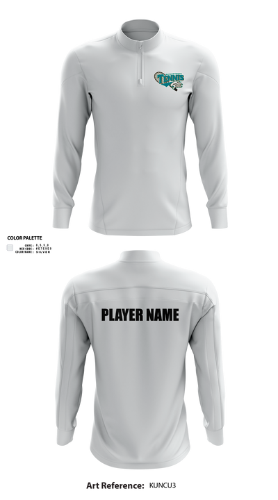 Bonney Lake Panthers Tennis 67829590 Quarter Zip Jacket - 2