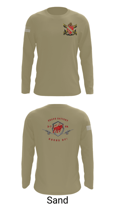 Bravo Battery 3-7 FA 34354529 Long Sleeve Performance Shirt 86
