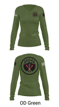 593rd esc 84588432 Women's Long Sleeve V-neck Shirt - 57