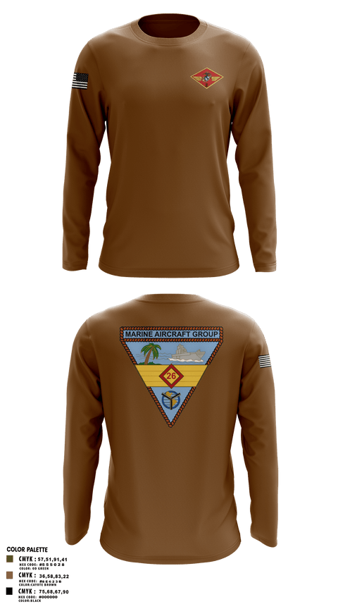 Long Sleeve Performance Shirt, 2nd MAW, , Teamtime, Team time, sublimation, custom sports apparel, team uniforms, spirit wear, spiritwear, sports uniforms, custom shirts, team store, custom team store, fundraiser sports, apparel fundraiser