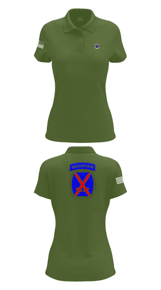 Womens Short Sleeve Performance Polo, 1-155th, , Teamtime, Team time, sublimation, custom sports apparel, team uniforms, spirit wear, spiritwear, sports uniforms, custom shirts, team store, custom team store, fundraiser sports, apparel fundraiser