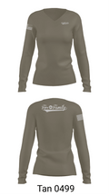 For The Family 85237509 Women's Long Sleeve V-neck Shirt - 73