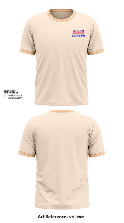 Josh Custom Painting 96127067 Short Sleeve Performance Shirt - 1