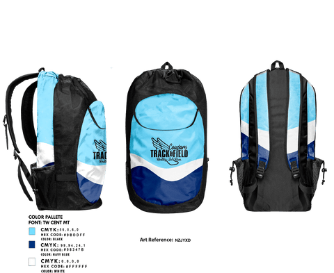 Gear Bag, Southwest Edgecombe Cougars, Track & Field, Teamtime, Team time, sublimation, custom sports apparel, team uniforms, spirit wear, spiritwear, sports uniforms, custom shirts, team store, custom team store, fundraiser sports, apparel fundraiser