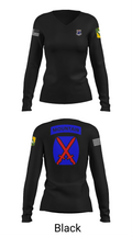 1-155th 38658910 Women's Long Sleeve V-neck Shirt - 35