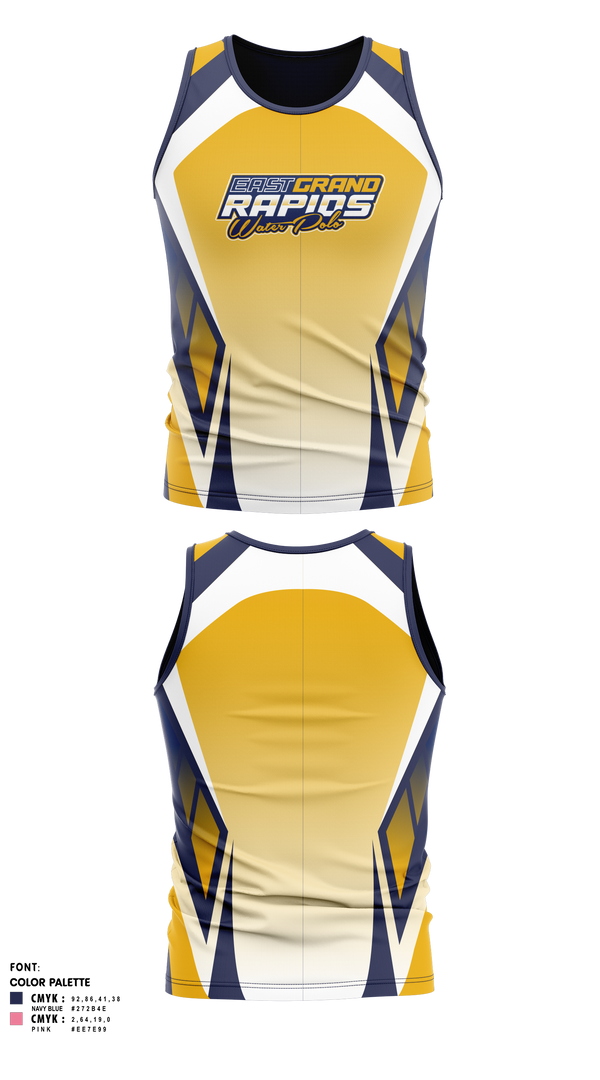 Tank Top, East Grand Rapids, Water Polo, Teamtime, Team time, sublimation, custom sports apparel, team uniforms, spirit wear, spiritwear, sports uniforms, custom shirts, team store, custom team store, fundraiser sports, apparel fundraiser