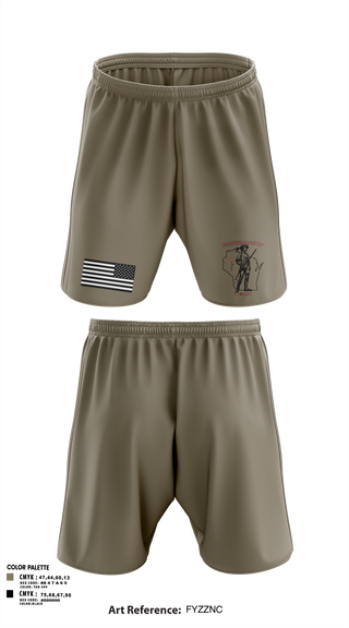 Athletic Shorts With Pockets, WIARNG Marksmanship, , Teamtime, Team time, sublimation, custom sports apparel, team uniforms, spirit wear, spiritwear, sports uniforms, custom shirts, team store, custom team store, fundraiser sports, apparel fundraiser
