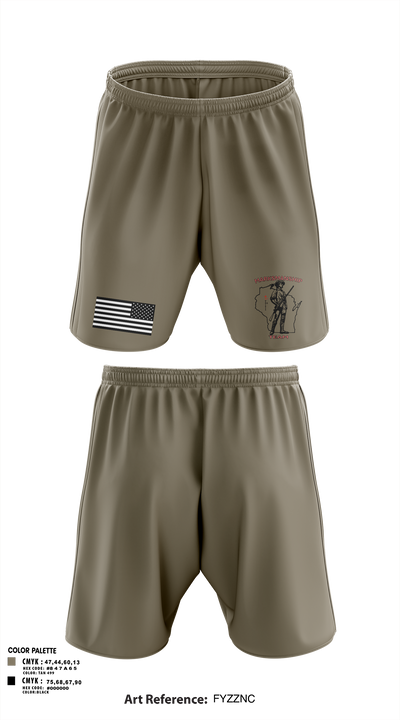 WIARNG Marksmanship 12854544 Athletic Shorts With Pockets - 108