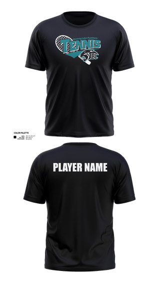 Short Sleeve Performance Shirt, Bonney Lake Panthers Tennis, Tennis, Teamtime, Team time, sublimation, custom sports apparel, team uniforms, spirit wear, spiritwear, sports uniforms, custom shirts, team store, custom team store, fundraiser sports, apparel fundraiser