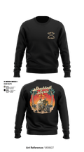 1st PLT C TROOP 107 CAV 81375601 Crew Neck Sweatshirt - 1