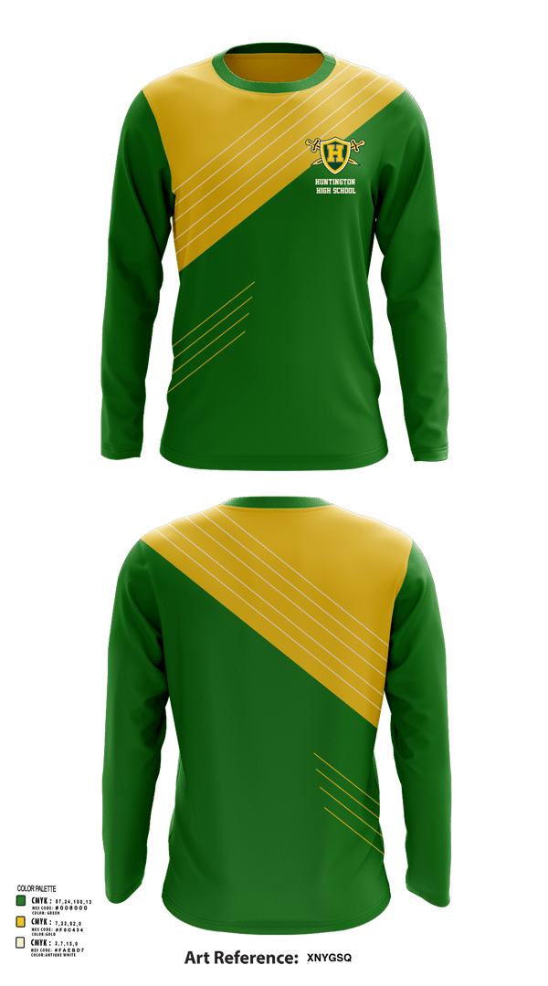 Long Sleeve Performance Shirt, Huntington High School, Tennis, Teamtime, Team time, sublimation, custom sports apparel, team uniforms, spirit wear, spiritwear, sports uniforms, custom shirts, team store, custom team store, fundraiser sports, apparel fundraiser