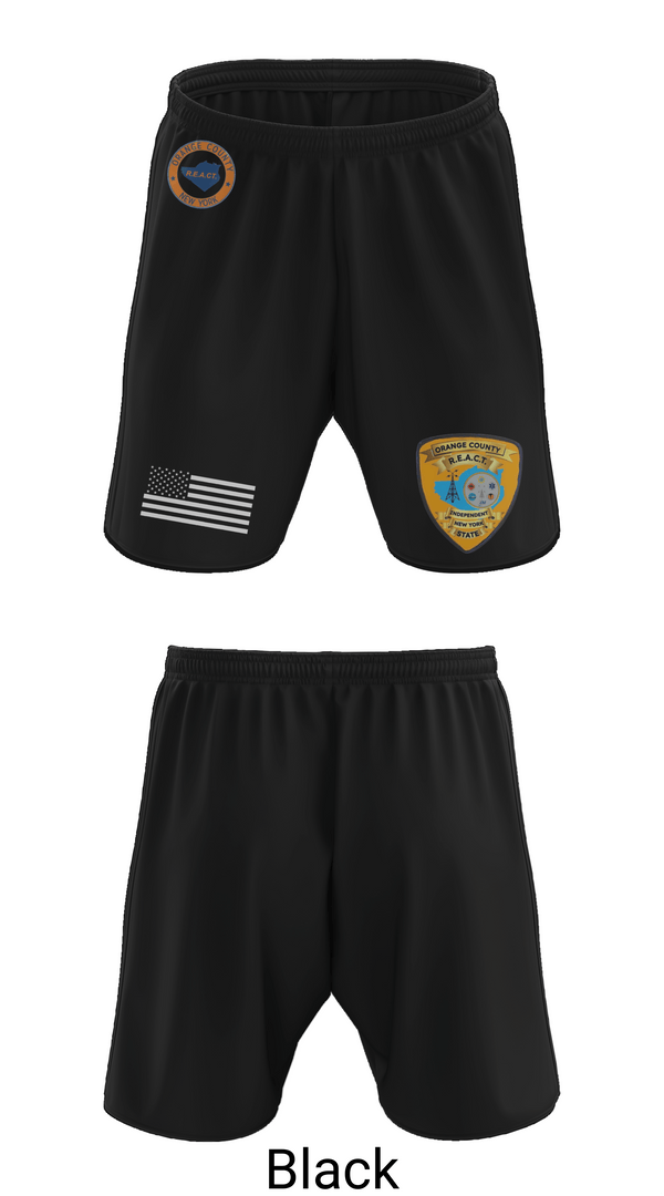 Athletic Shorts With Pockets, Orange County REACT, , Teamtime, Team time, sublimation, custom sports apparel, team uniforms, spirit wear, spiritwear, sports uniforms, custom shirts, team store, custom team store, fundraiser sports, apparel fundraiser