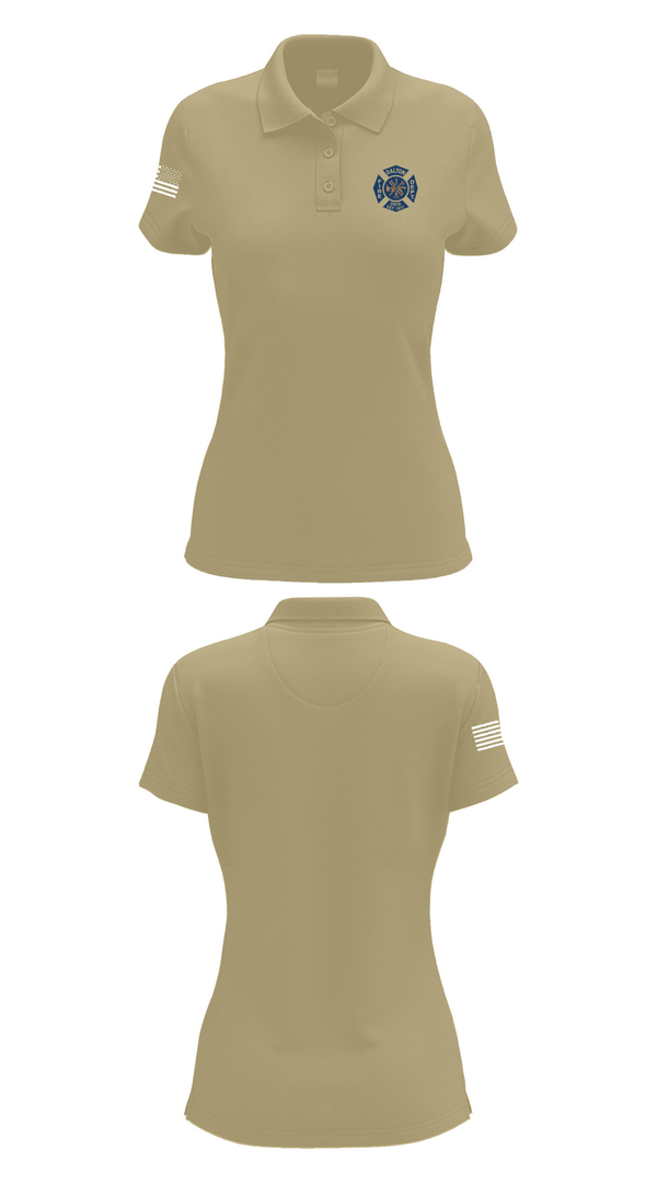 Womens Short Sleeve Performance Polo, Dalton Fire Department, , Teamtime, Team time, sublimation, custom sports apparel, team uniforms, spirit wear, spiritwear, sports uniforms, custom shirts, team store, custom team store, fundraiser sports, apparel fundraiser