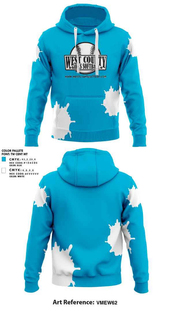 Hoodie, WCSA, Softball, Teamtime, Team time, sublimation, custom sports apparel, team uniforms, spirit wear, spiritwear, sports uniforms, custom shirts, team store, custom team store, fundraiser sports, apparel fundraiser