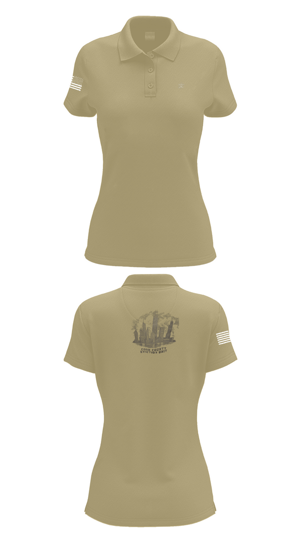 Womens Short Sleeve Performance Polo, Cook County Sheriff’s Department, , Teamtime, Team time, sublimation, custom sports apparel, team uniforms, spirit wear, spiritwear, sports uniforms, custom shirts, team store, custom team store, fundraiser sports, apparel fundraiser