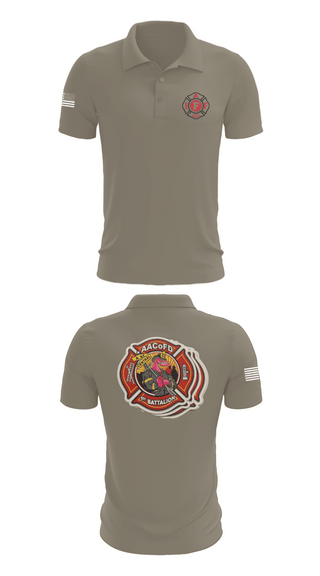 Short Sleeve Performance Polo, Glen Burnie, Fire Department, Teamtime, Team time, sublimation, custom sports apparel, team uniforms, spirit wear, spiritwear, sports uniforms, custom shirts, team store, custom team store, fundraiser sports, apparel fundraiser