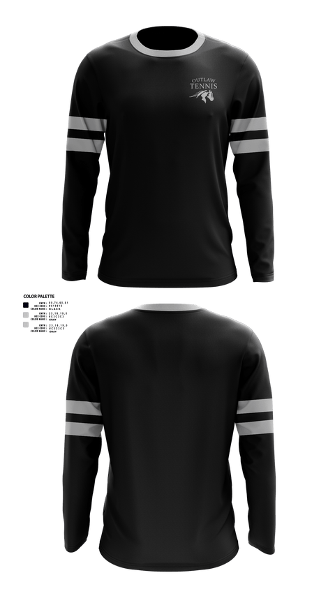 Long Sleeve Performance Shirt, Sisters High School Tennis, Tennis, Teamtime, Team time, sublimation, custom sports apparel, team uniforms, spirit wear, spiritwear, sports uniforms, custom shirts, team store, custom team store, fundraiser sports, apparel fundraiser