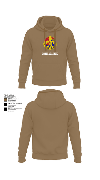 Hoodie, 38th ADA BDE, Army, Teamtime, Team time, sublimation, custom sports apparel, team uniforms, spirit wear, spiritwear, sports uniforms, custom shirts, team store, custom team store, fundraiser sports, apparel fundraiser