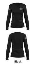1-143rd airborne infantry regiment 54529572 Women's Long Sleeve V-neck Shirt - 35