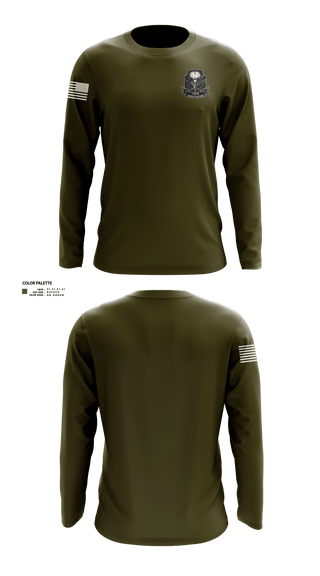 Long Sleeve Performance Shirt, 1-153 IN Scout Platoon, National Guard, Teamtime, Team time, sublimation, custom sports apparel, team uniforms, spirit wear, spiritwear, sports uniforms, custom shirts, team store, custom team store, fundraiser sports, apparel fundraiser