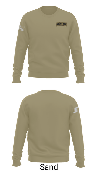 Crew Neck Sweatshirt, 111th Sustainment Brigade, , Teamtime, Team time, sublimation, custom sports apparel, team uniforms, spirit wear, spiritwear, sports uniforms, custom shirts, team store, custom team store, fundraiser sports, apparel fundraiser