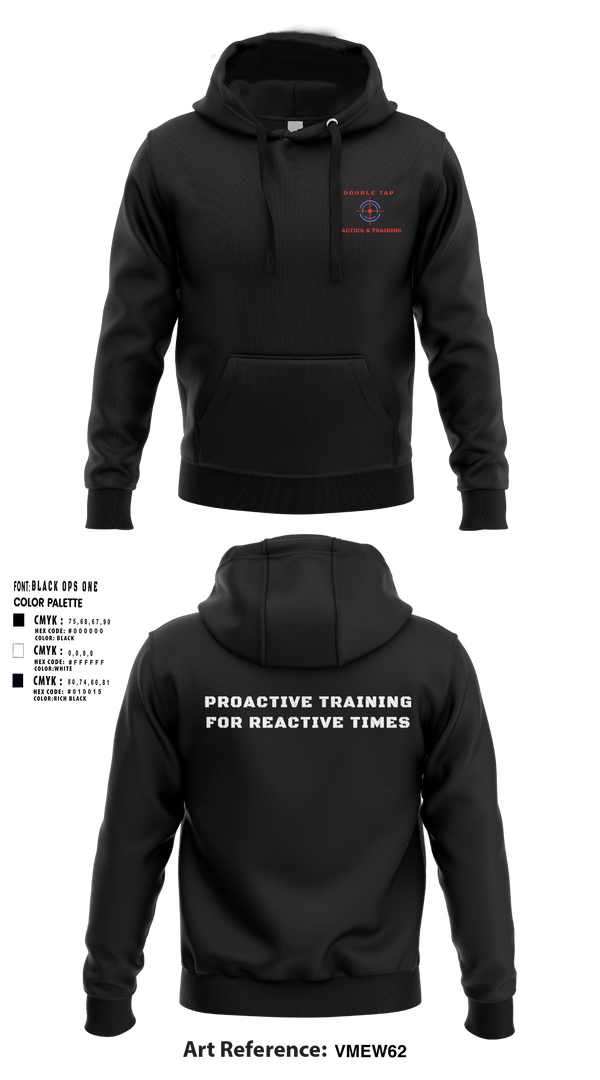 Hoodie, Double Tap Tactics, , Teamtime, Team time, sublimation, custom sports apparel, team uniforms, spirit wear, spiritwear, sports uniforms, custom shirts, team store, custom team store, fundraiser sports, apparel fundraiser