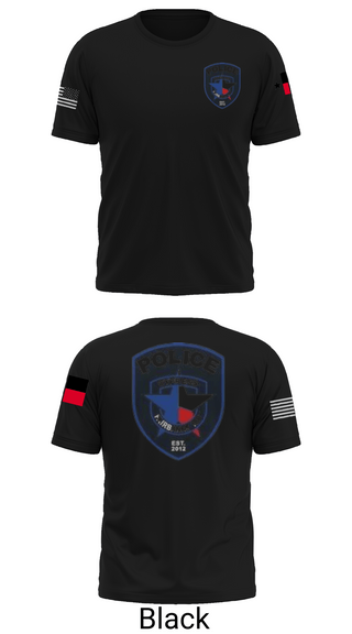 Old School Cotton Feel Shirt, Cypress- Fairbanks ISD Police Department, Police, Teamtime, Team time, sublimation, custom sports apparel, team uniforms, spirit wear, spiritwear, sports uniforms, custom shirts, team store, custom team store, fundraiser sports, apparel fundraiser