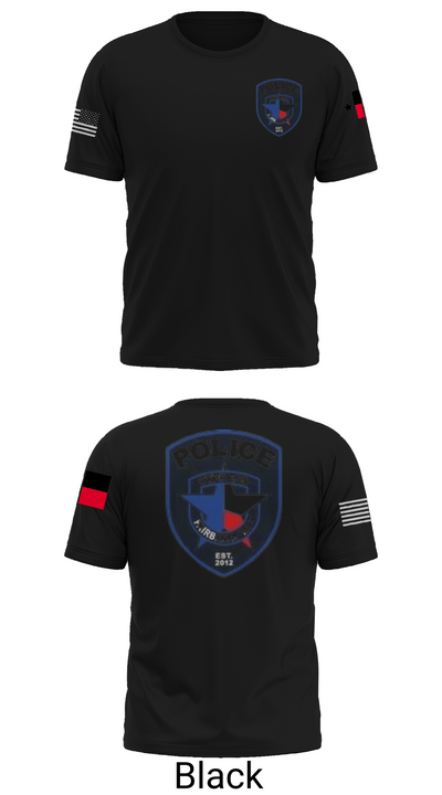 Cypress- Fairbanks ISD Police Department 56419862 Old School Cotton Feel Shirt - 29
