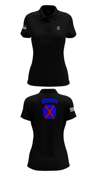 Womens Short Sleeve Performance Polo, 1-155th, , Teamtime, Team time, sublimation, custom sports apparel, team uniforms, spirit wear, spiritwear, sports uniforms, custom shirts, team store, custom team store, fundraiser sports, apparel fundraiser