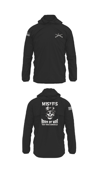 Windbreaker, 4th platoon misfits, Army, Teamtime, Team time, sublimation, custom sports apparel, team uniforms, spirit wear, spiritwear, sports uniforms, custom shirts, team store, custom team store, fundraiser sports, apparel fundraiser