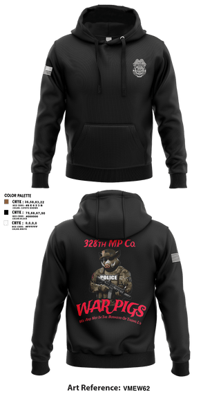 Hoodie, 328th MP Co., , Teamtime, Team time, sublimation, custom sports apparel, team uniforms, spirit wear, spiritwear, sports uniforms, custom shirts, team store, custom team store, fundraiser sports, apparel fundraiser