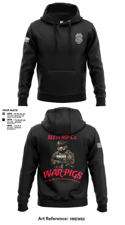 328th MP Co. 60323681 Hoodie - 3