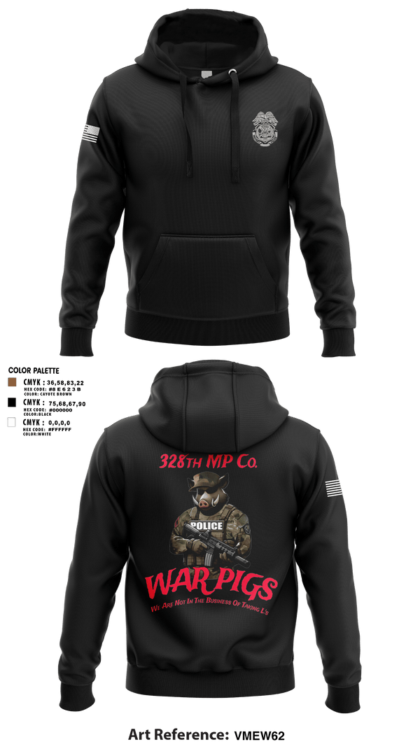 Hoodie, 328th MP Co., , Teamtime, Team time, sublimation, custom sports apparel, team uniforms, spirit wear, spiritwear, sports uniforms, custom shirts, team store, custom team store, fundraiser sports, apparel fundraiser