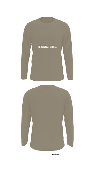 Long Sleeve Performance Shirt, USS California, , Teamtime, Team time, sublimation, custom sports apparel, team uniforms, spirit wear, spiritwear, sports uniforms, custom shirts, team store, custom team store, fundraiser sports, apparel fundraiser