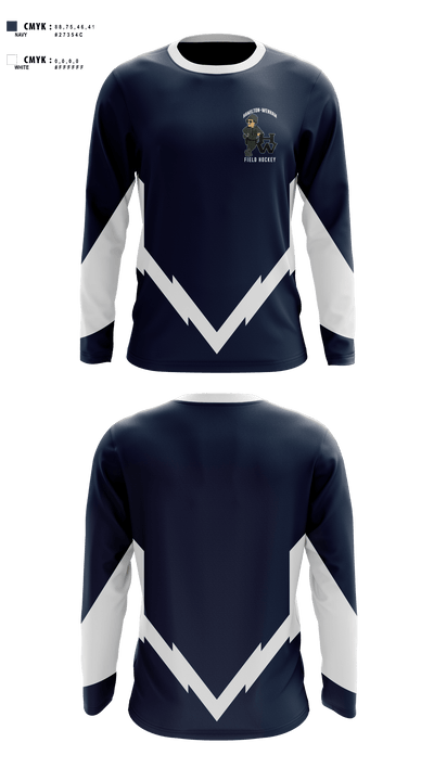 Hamilton-Wenham Regional High School Field Hockey 66724276 Long Sleeve Performance Shirt 1