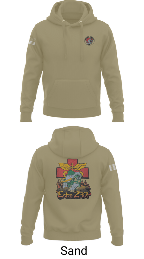 Hoodie, Echo Company 232nd battalion, Army, Teamtime, Team time, sublimation, custom sports apparel, team uniforms, spirit wear, spiritwear, sports uniforms, custom shirts, team store, custom team store, fundraiser sports, apparel fundraiser