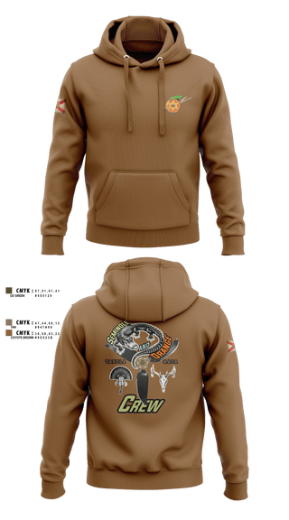 Hoodie, Seminole / Orange Crew, , Teamtime, Team time, sublimation, custom sports apparel, team uniforms, spirit wear, spiritwear, sports uniforms, custom shirts, team store, custom team store, fundraiser sports, apparel fundraiser