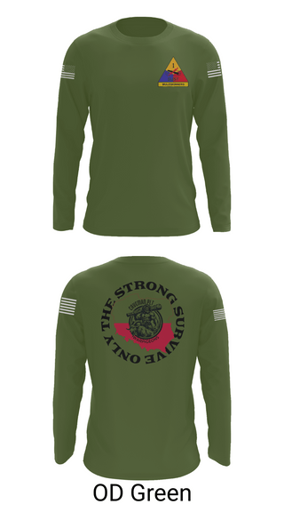 Long Sleeve Performance Shirt, 261st BSC CAVEMAN PLT, , Teamtime, Team time, sublimation, custom sports apparel, team uniforms, spirit wear, spiritwear, sports uniforms, custom shirts, team store, custom team store, fundraiser sports, apparel fundraiser