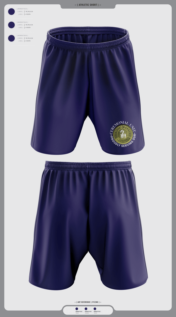 Athletic Shorts With Pockets, Twu Local 100 Ceremonial Unit & Honor Guard, Golf, Teamtime, Team time, sublimation, custom sports apparel, team uniforms, spirit wear, spiritwear, sports uniforms, custom shirts, team store, custom team store, fundraiser sports, apparel fundraiser